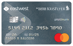 EastWest Singapore Airlines KrisFlyer Platinum Mastercard