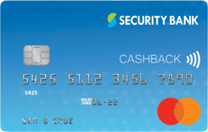 Security Bank Complete Cashback
