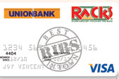 UnionBank Racks Visa Card