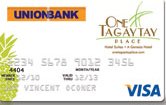 UnionBank One Tagaytay Place Credit Card