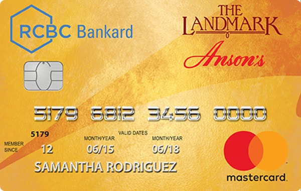RCBC Bankard The Landmark Anson's Mastercard