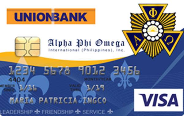 UnionBank Alpha Phi Omega Visa Card