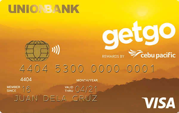 UnionBank Cebu Pacific GetGo Credit Card